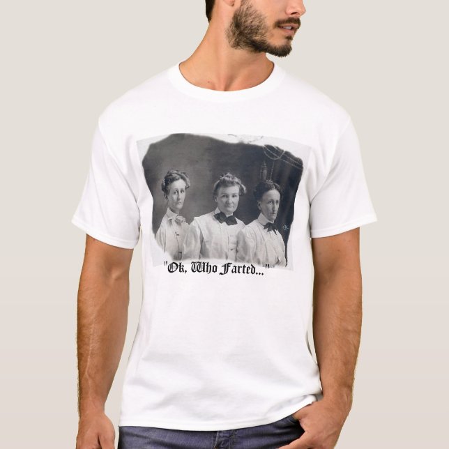 T-shirt "Correct, qui a pété…"   Marqué (Devant)