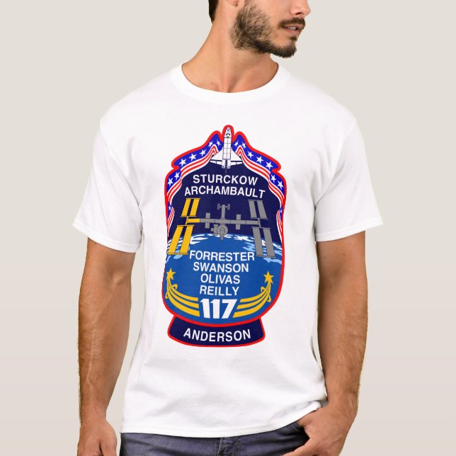 T-shirt Correctif de mission STS-117 (Devant)