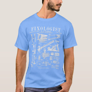 T-shirt Correctif Vintage pour les outils de menuiserie de