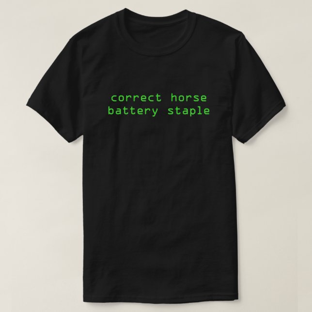 T-shirt Correction de l'agrafe de batterie (Design devant)