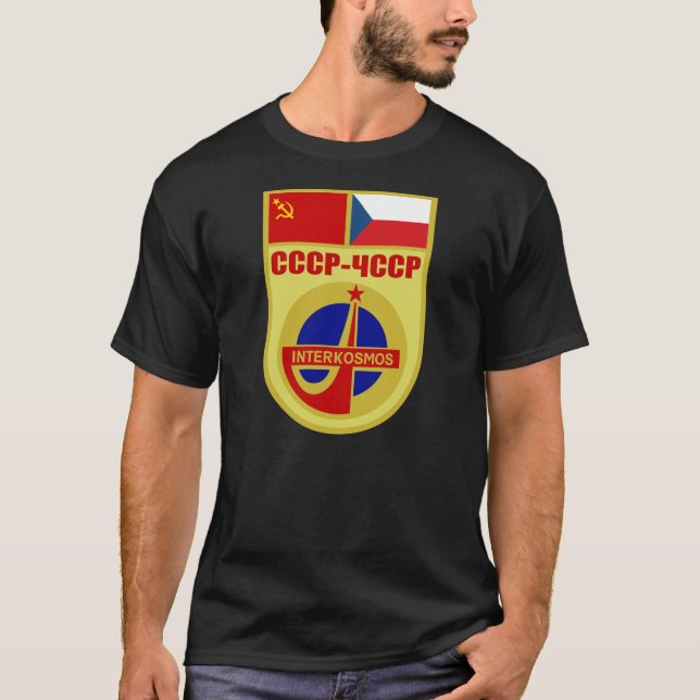T-shirt Correction de mission d'USSR-ČSSR Soyuz 28 (Devant)