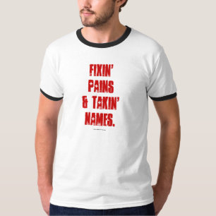 T-shirt Correction des douleurs et saisie des noms