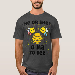 T-shirt Correspondance Bébé Genre Fête de Révélation Lui O