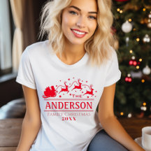 Correspondance de Noël de famille personnalisée