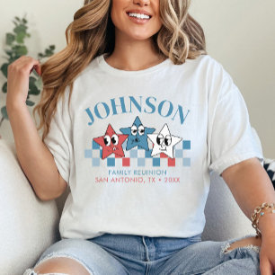 T-shirt Correspondance de réunion 4 juillet famille person