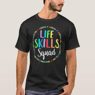 T-shirt Correspondance des compétences de vie de l'équipe