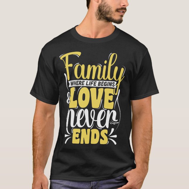 T-shirt Correspondance Famille Collecte Réunion Famille Ré (Devant)