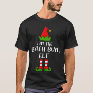 T-shirt Correspondance Famille Groupe Je suis The Beach Bu