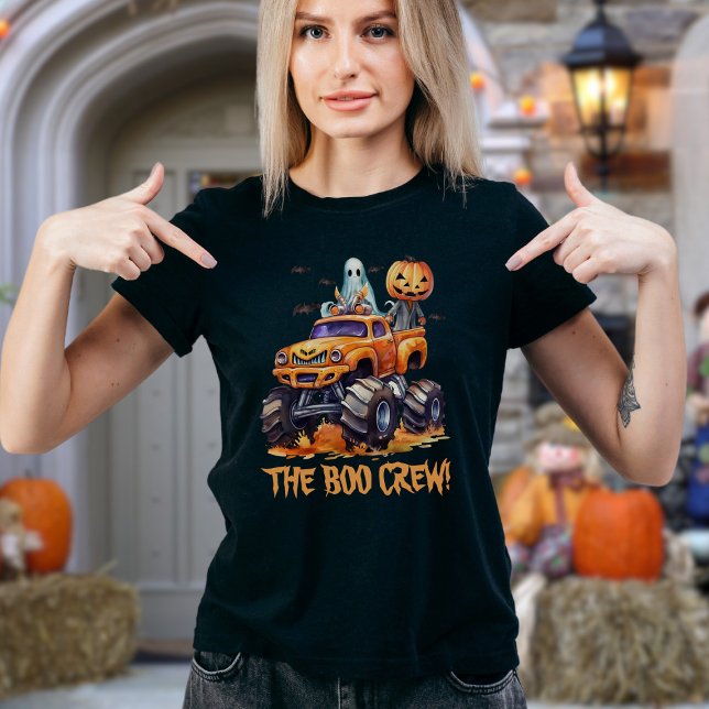T-shirt Correspondance famille Monster Camion Cute Boo Cre (Créateur téléchargé)