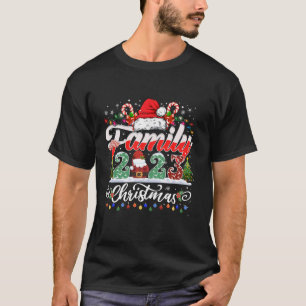 T-shirt Correspondance famille Noël 2023 Équipe Père Noël