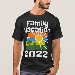 T-shirt Correspondance Famille Vacation 2022 Getaway Beach