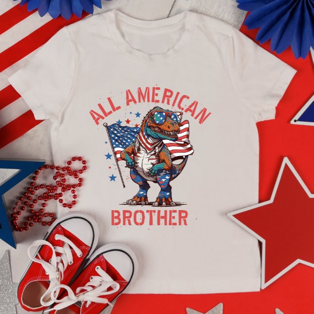 T-shirt Correspondance personnalisée 4 juillet Patriot Din (Créateur téléchargé)