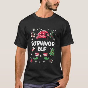 T-shirt Correspondance Survivor Elf Famille Costume de Noë