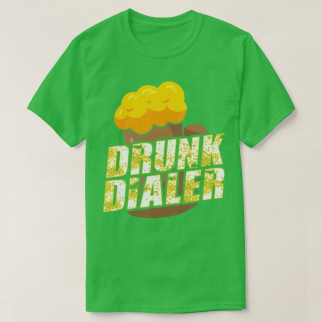 T-shirt Correspondant ivre, conception amusante de boisson (Design devant)
