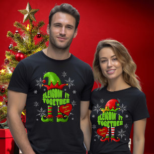 T-shirt Correspondre les noms des elfes de Noël dans le co