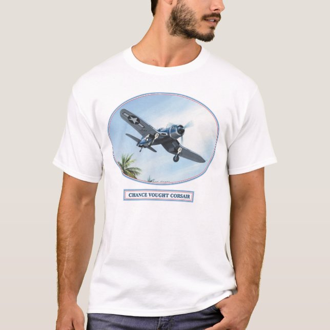 T-shirt Corsaire de Vought F4U d'occasion (Devant)
