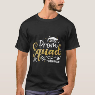 T-shirt Cortège de bal 2025 Sœur fière Diplômée Bal de la