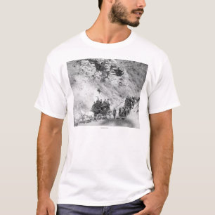 T-shirt Cortège des diligences descendant montagne