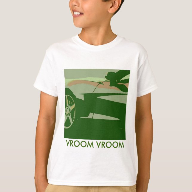 T-shirt Corvette Camouflage Vert (Devant)