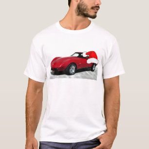 T-shirt Corvette rouge de Noël 1979