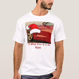 T-shirt Corvette rouge Noël