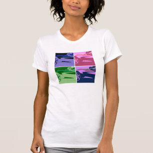 T-shirt Corvettes d'art pop