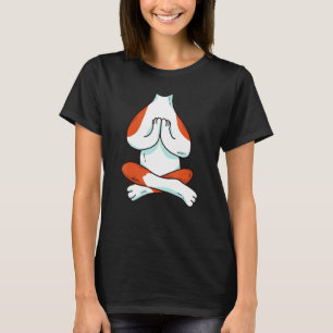 T-shirt Cosmétique de corps de chien Beagle de yoga médita