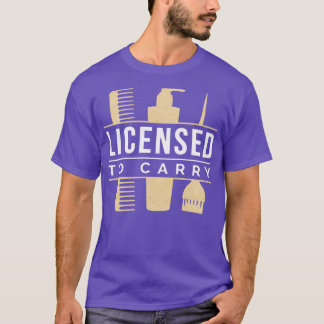 T-shirt Cosmétologie coiffeuse cosmétologie Étudiante de b