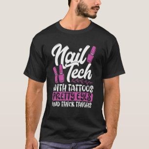 T-shirt Cosmetologue maniériste des tatouages de la techno