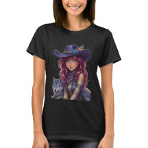 Cosmic Cowgirl & Spirit Wolf Watercolor Magic 