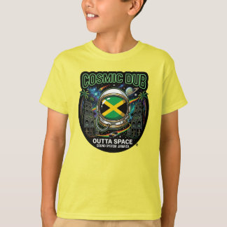 T-shirt Cosmic Dub Outta Space Système de Son Jamaïcain