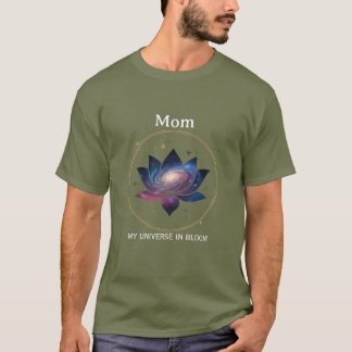 T-shirt Cosmic Lotus Flower Mom Bloom
