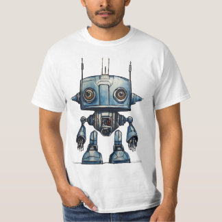 T-Shirt Cosmic Whimsy : sci fi robot design