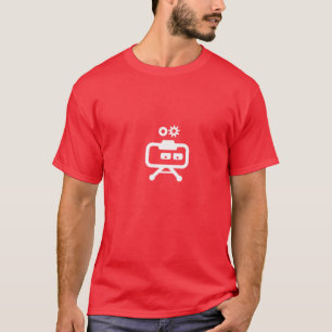 T-shirt Cosmicity Logobot T rouge