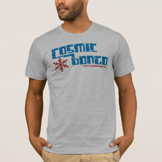 T-shirt cosmique de flocon de neige de bongo