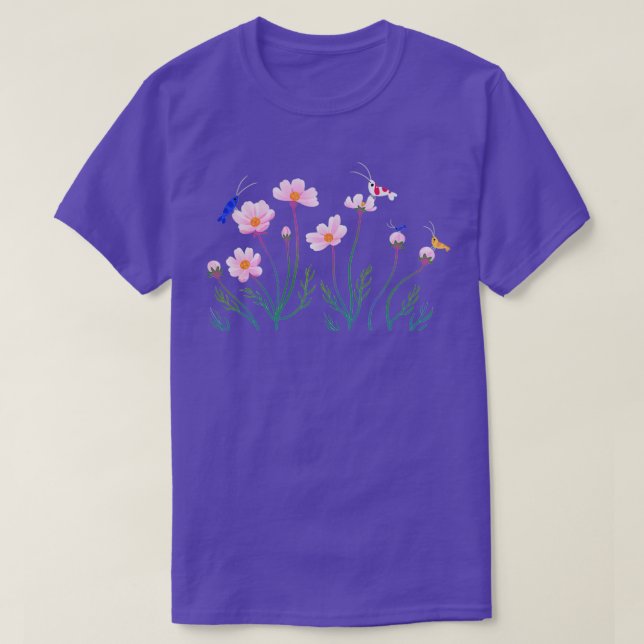 T-shirt Cosmos et crevettes (Design devant)
