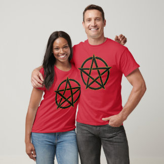 T-shirt Cosmos ombragés : Pentagramme obsidien