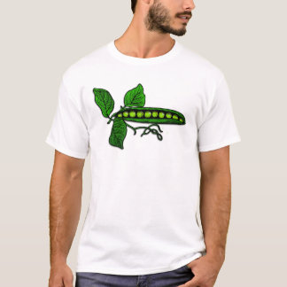 T-shirt Cosses de pois de jardin