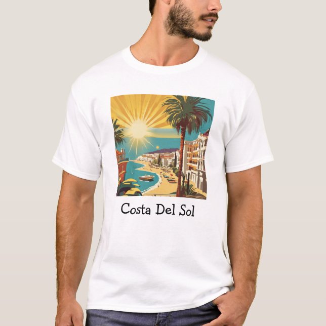 T-shirt Costa Del Sol Espagne - Graphic Travel Tee (Devant)