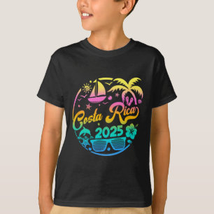 T-shirt Costa Rica 2025 Family Vacation Beach Matching Gro