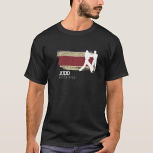 T-shirt Costa Rica Judo Fighter Japonais Martial Arts Judo