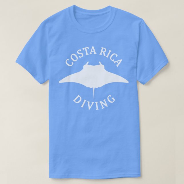 T-shirt Costa Rica Manta Ray Plongée 1 (Design devant)
