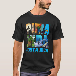 T-shirt Costa Rica Pura Vida Animaux Nature Pura Vida 