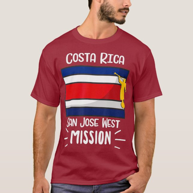T-shirt Costa Rica San Jose East Mormon LDS Mission Don (Devant)