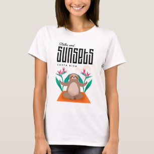 T-shirt Costa Rica Slots et couchers de soleil