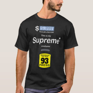 T-shirt Costume à prix élevé essence Pompe à essence rouge