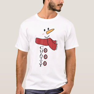 T-shirt Costume Chatty Snowman Famille Matching Funny Chri