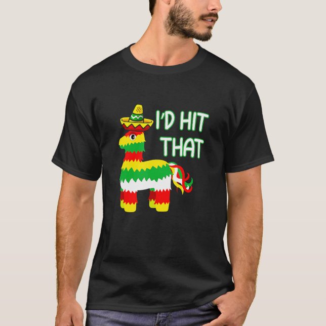 T-shirt Costume Cinco De Mayo Idées Je frappais cette Pina (Devant)