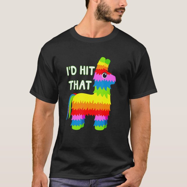 T-shirt Costume Cinco De Mayo Idées Je frappais cette Pina (Devant)