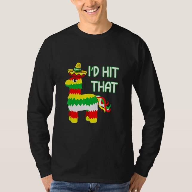 T-shirt Costume Cinco De Mayo Idées Je frappais cette Pina (Devant)